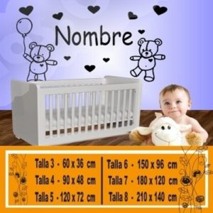 vinilo decorativo bebe nene 1206