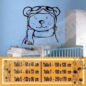 vinilos decorativos para bebes osos 1113