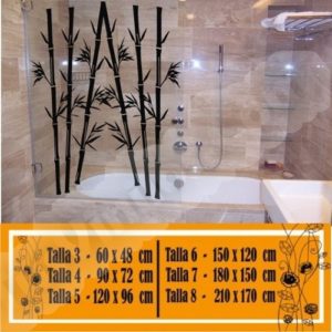 bamboo wall stickers 1102