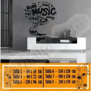 vinyl music decorative 1032
