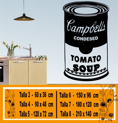 lata de tomate campbells