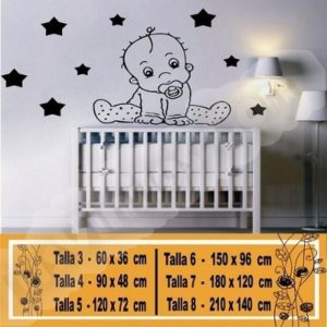 estrelas de bebê vinil decorativo 1195