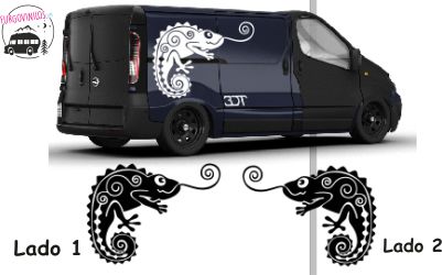 Vinilo decorativo Vinilos para coches y furgonetas personalizadas montaña  para la decoración paredes en