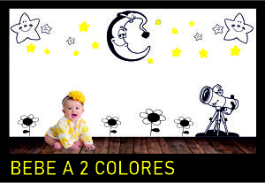 Decorative stickers for babies 2 colors